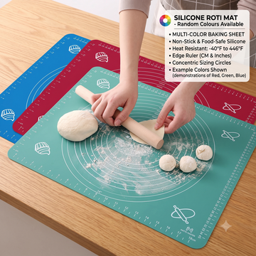 Non-Stick Silicone Roti & Pastry Rolling Mat